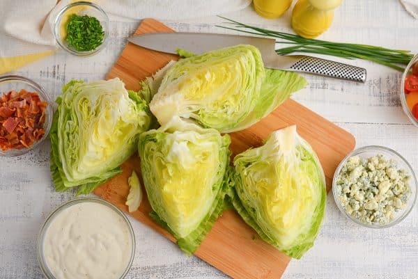EASY Wedge Salad Recipe (Classic Steakhouse Salad Favorite!)