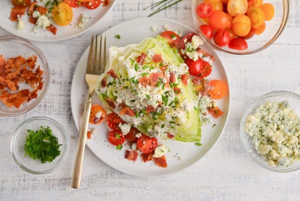 EASY Wedge Salad Recipe (Classic Steakhouse Salad Favorite!)