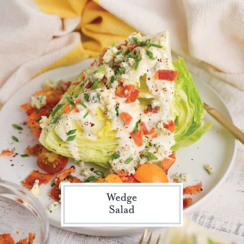 EASY Wedge Salad Recipe (Classic Steakhouse Salad Favorite!)