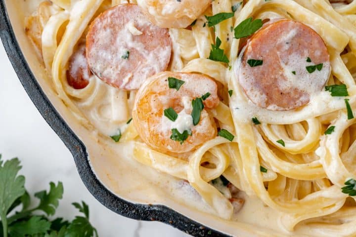 EASY Cajun Shrimp Alfredo Recipe - Savory Experiments