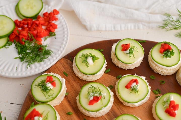 EASY Cucumber Sandwiches (Perfect Party Finger Food Recipe!)