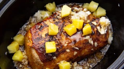 Hawaiian Slow Cook Pork Loin