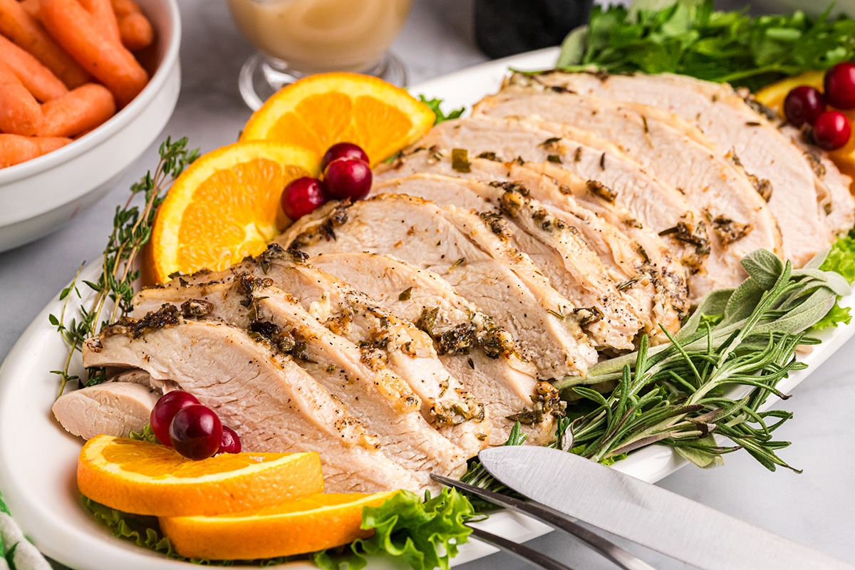 The Best Thanksgiving Turkey  Mayo-Rubbed Turkey with Lemon & Herbs
