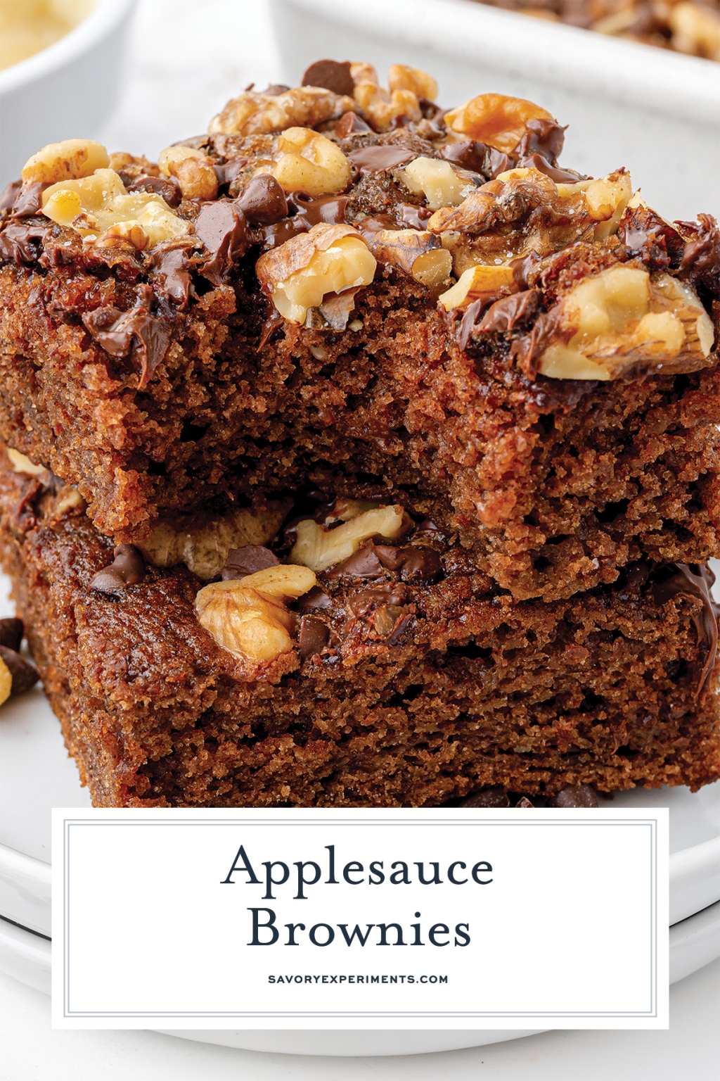 Moist & Easy Applesauce Brownie Recipe Savory Experiments