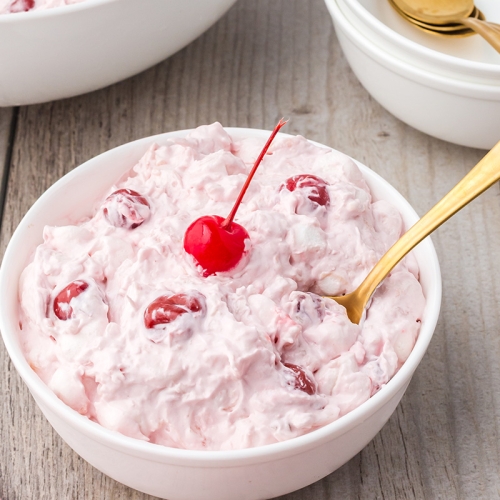 BEST Classic Cherry Fluff Recipe (Only 5 Mins & 10 Ingredients!)