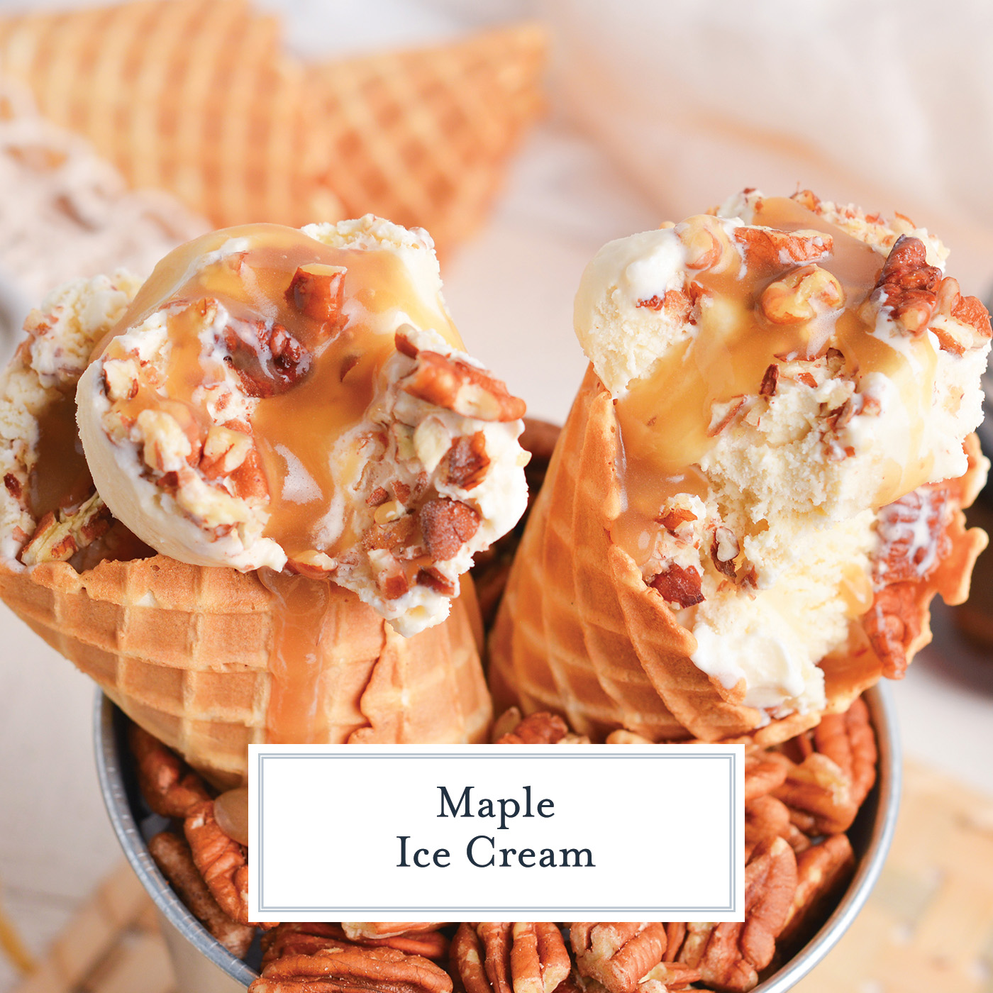 Simply Scratch - Busting out the waffle cone maker for homemade
