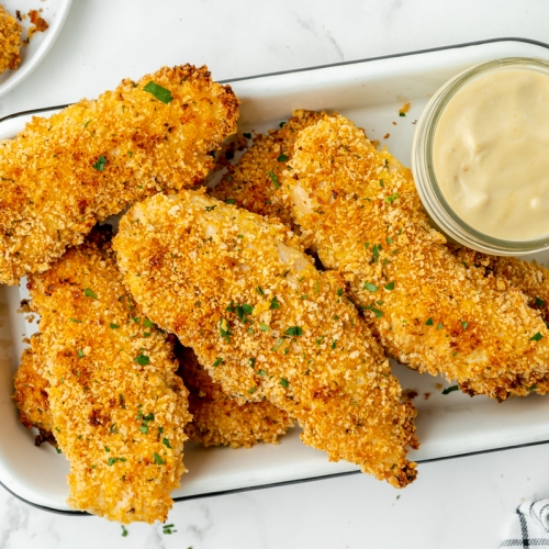 EASY Crispy Baked Chicken Tenders (Loved By Kids and Adults!)