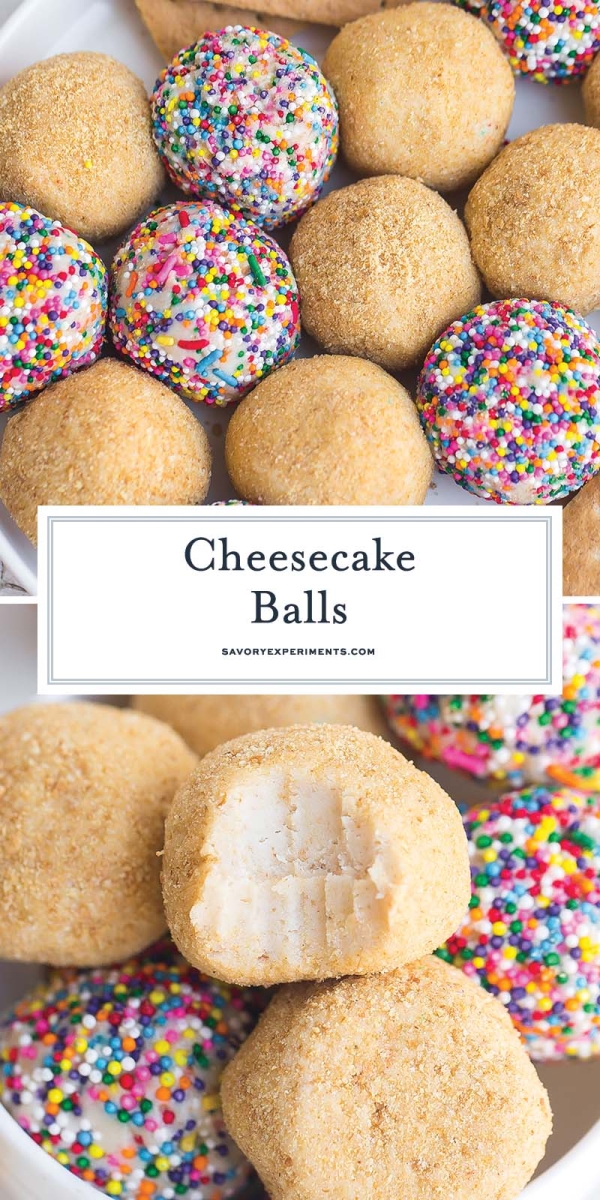 Easy No-Cook No-Bake Cheesecake Bites - Savory Experiments