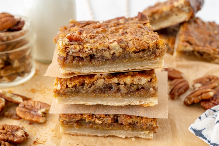 BEST Pecan Pie Bars Recipe (Easy Handheld Pie Recipe!)