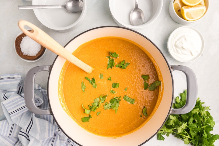 Red Lentil Soup - A Middle Eastern Lentil Soup Recipe