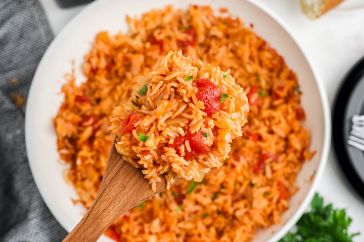 BEST Tomato Rice Recipe Simple Savory Side Dish Recipe   Tomato Rice 7 720x480 