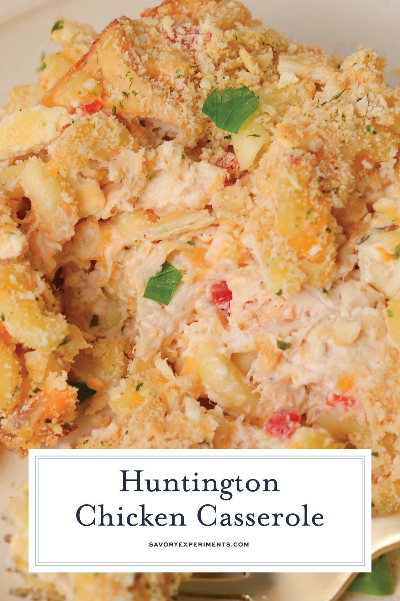 EASY Huntington Chicken Casserole (Chicken Noodle Casserole!)