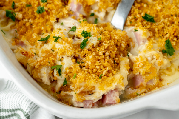 BEST Chicken Cordon Bleu Casserole- Savory Experiments