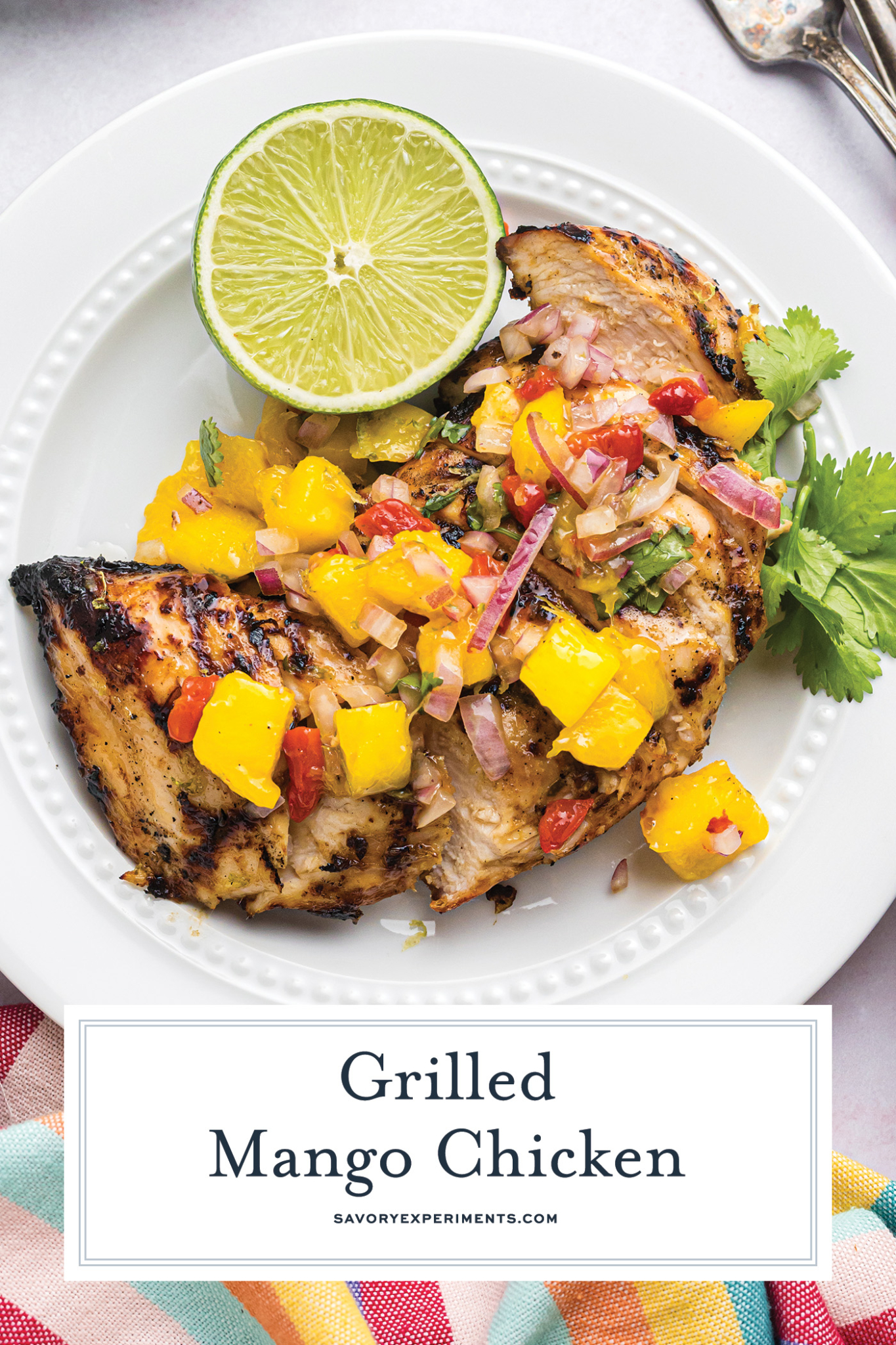 JUICY Grilled Mango Chicken - Savory Experiments