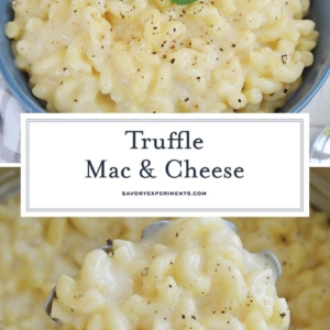 truffle mac and cheese for pinterest
