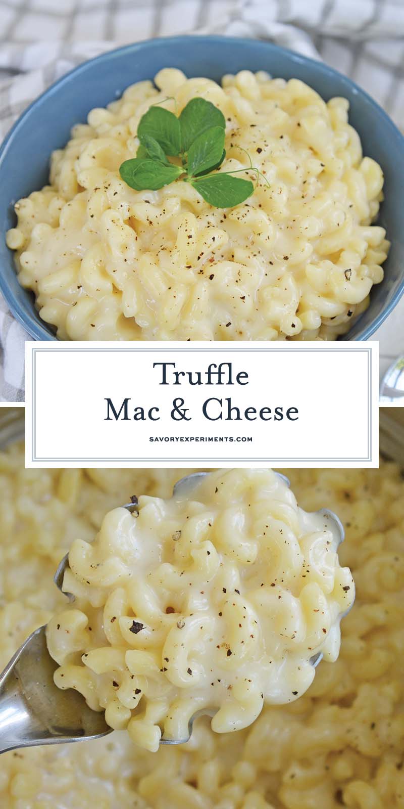truffle mac and cheese for pinterest