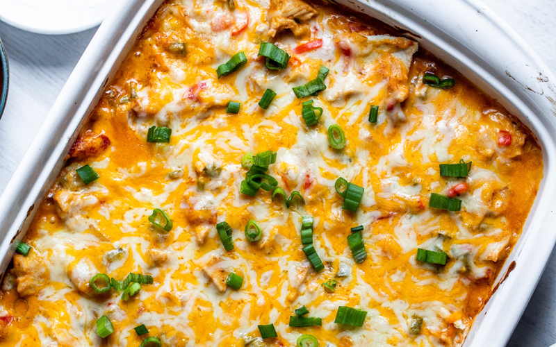 king chicken ranch casserole