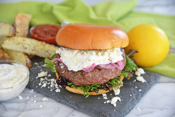 Juicy Greek Lamb Burgers (Full of Lemon and Spices!)