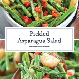 marinated asparagus salad for pinterest