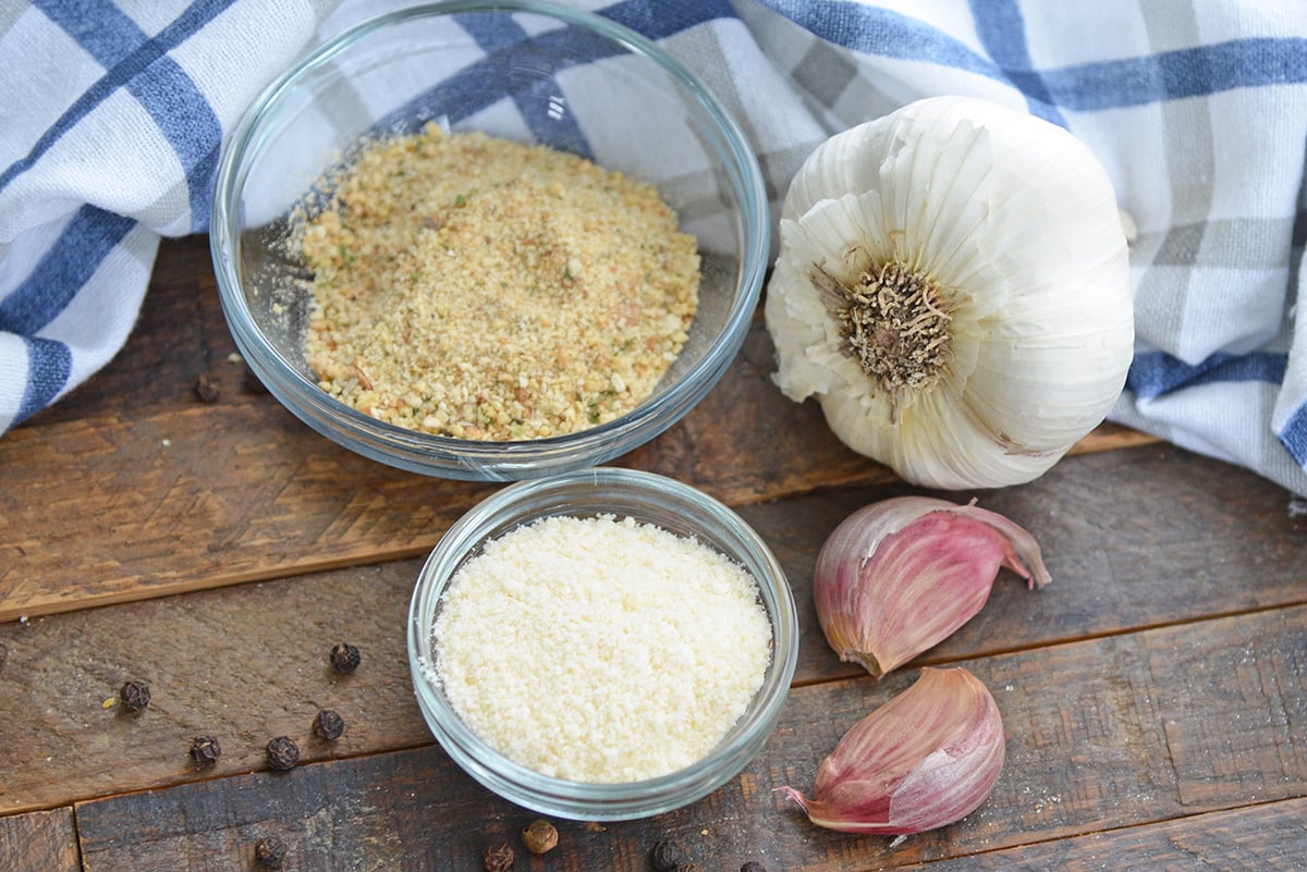 ingredients for parmesan crusted chicken