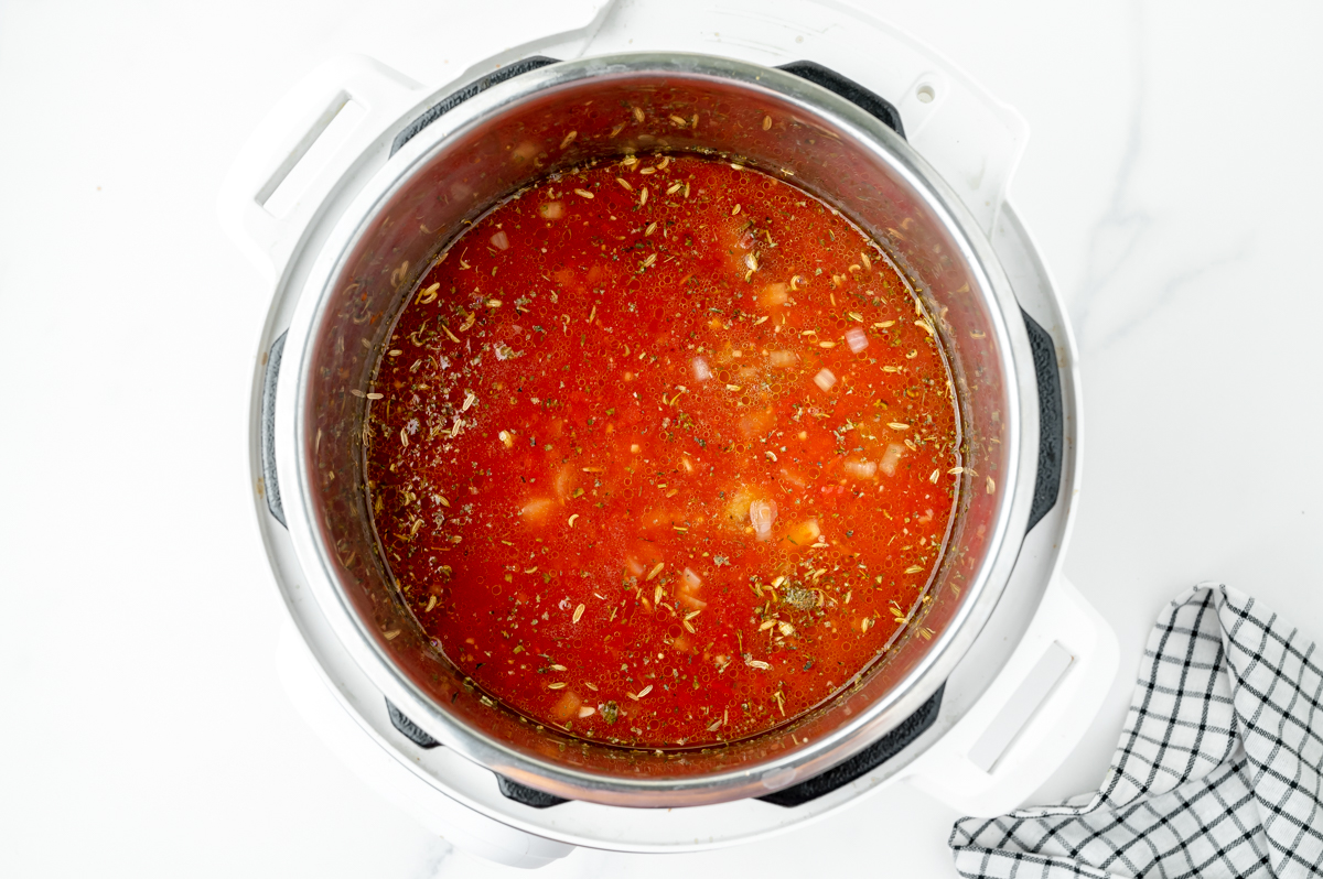 tomato sauce in Instant Pot