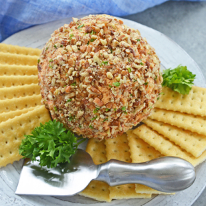 nut crusted cheese ball