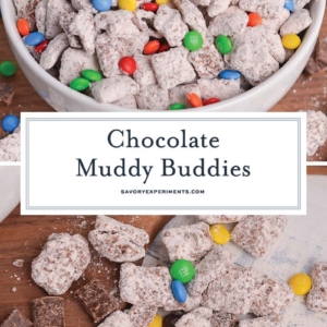 collage of muddy buddies