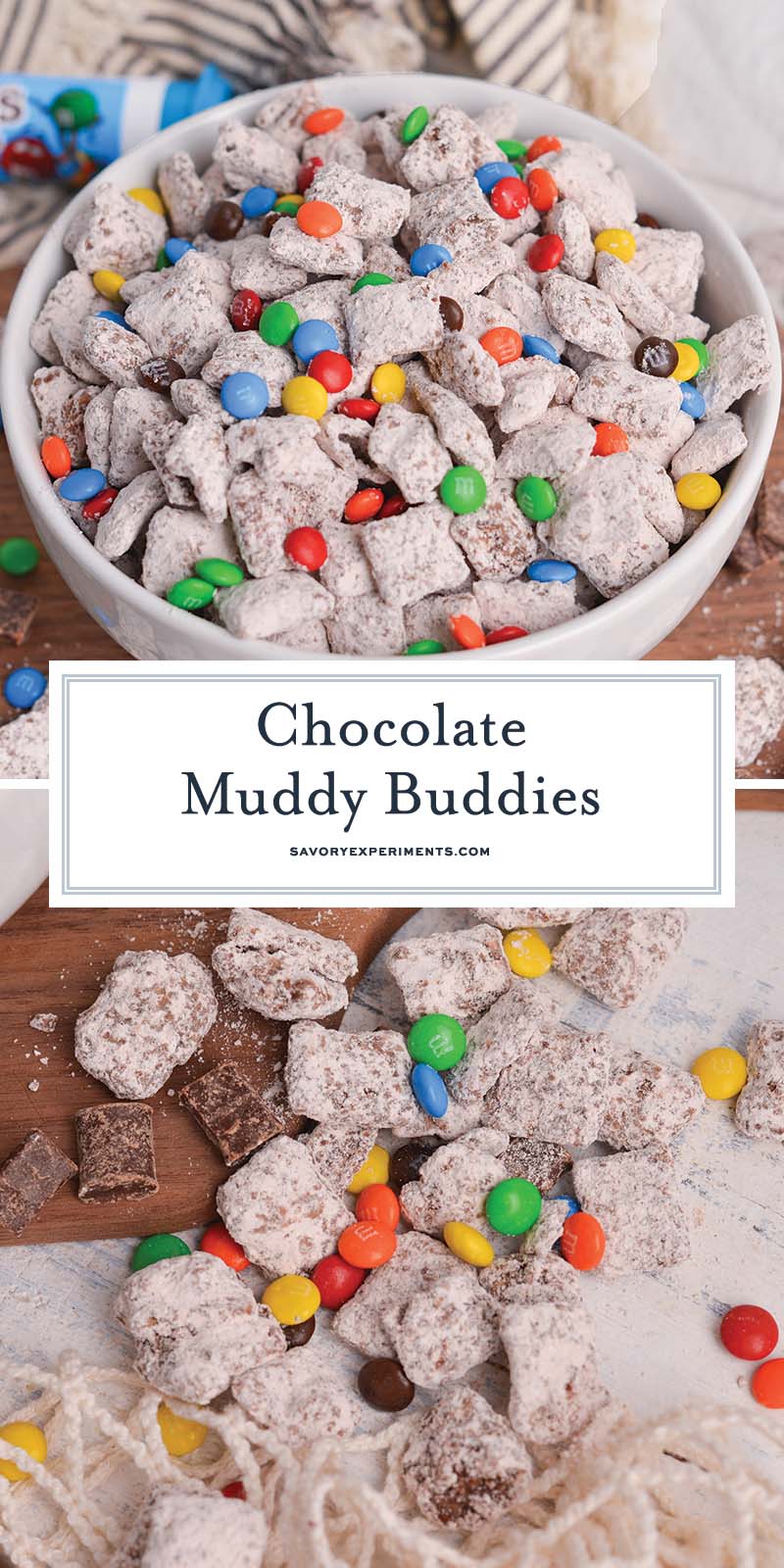 collage of muddy buddies