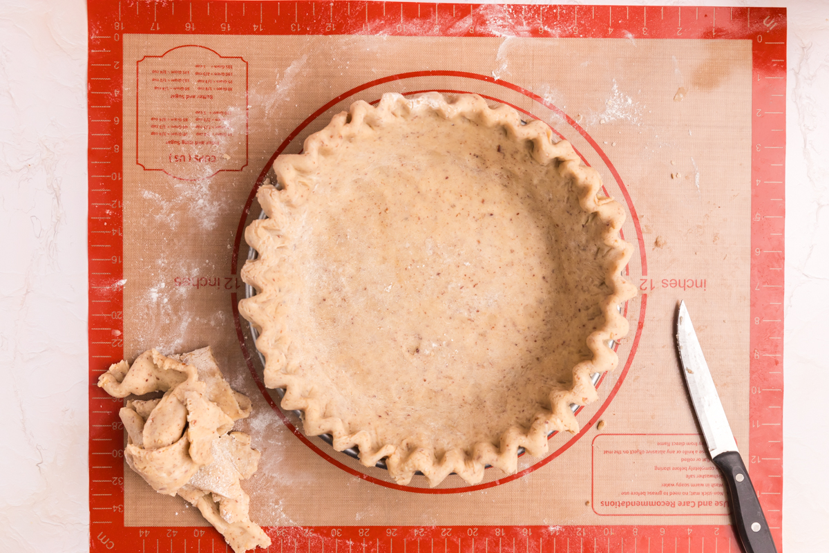 pie crust in pie plate