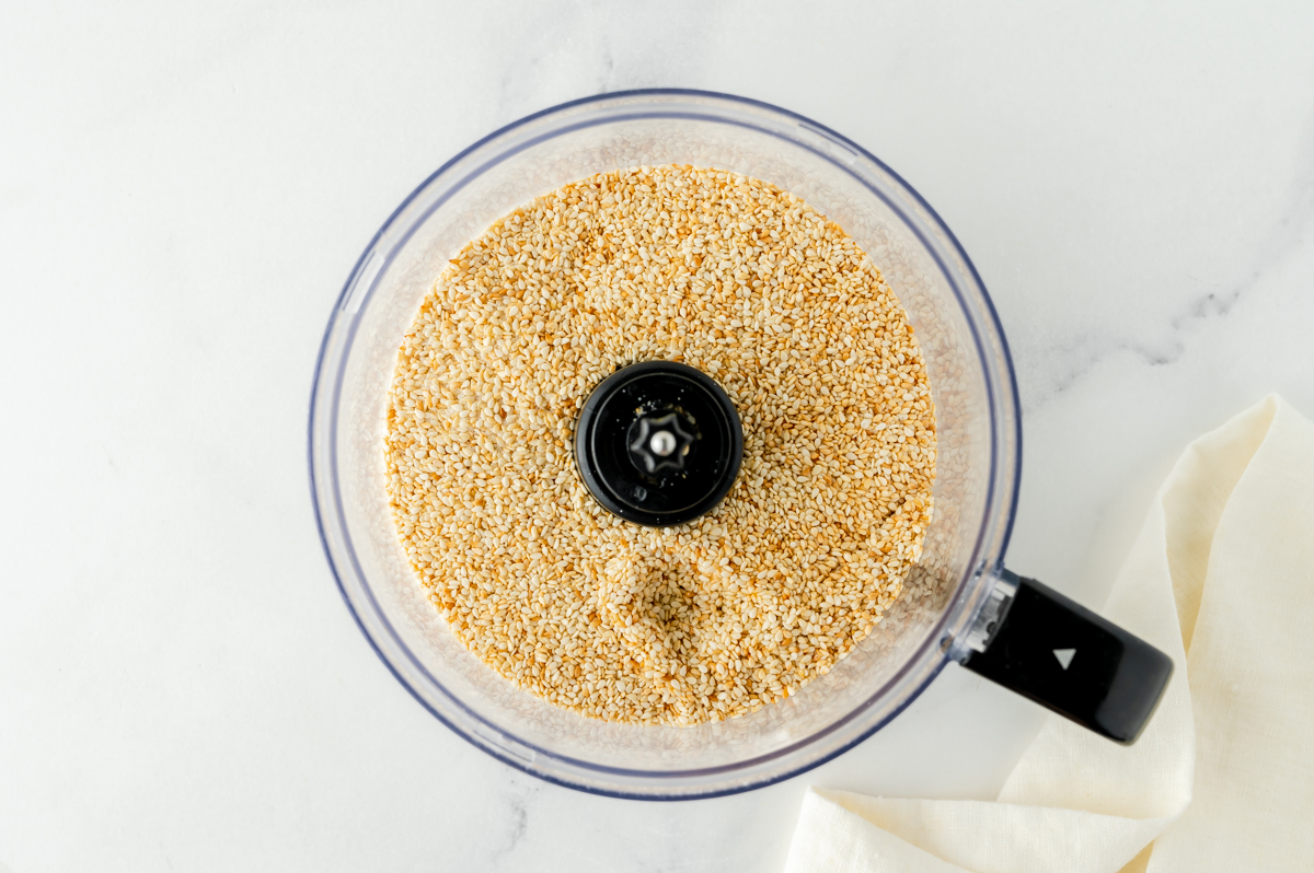 sesame seeds in food processor