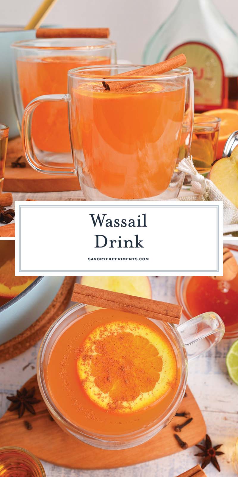 collage of wassail