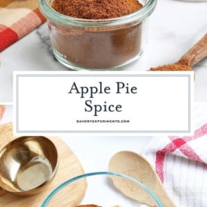 collage of apple pie spice