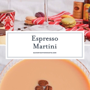 collage of espresso martini