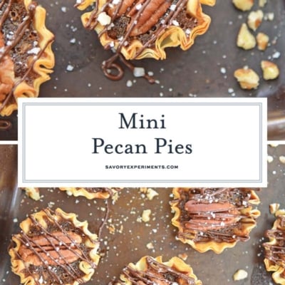 collage of pecan pie for pinterest