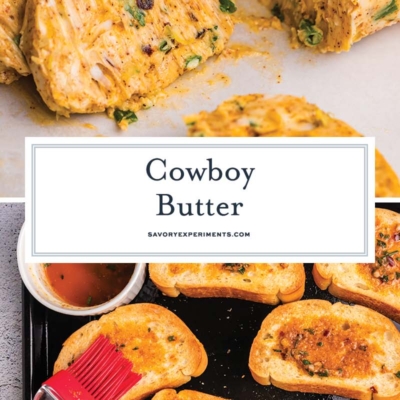 collage of cowboy butter