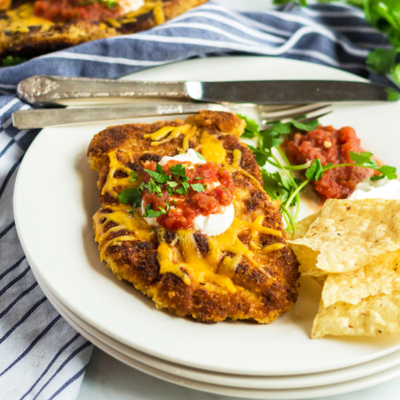 Mexican Fried Chicken on a Plate